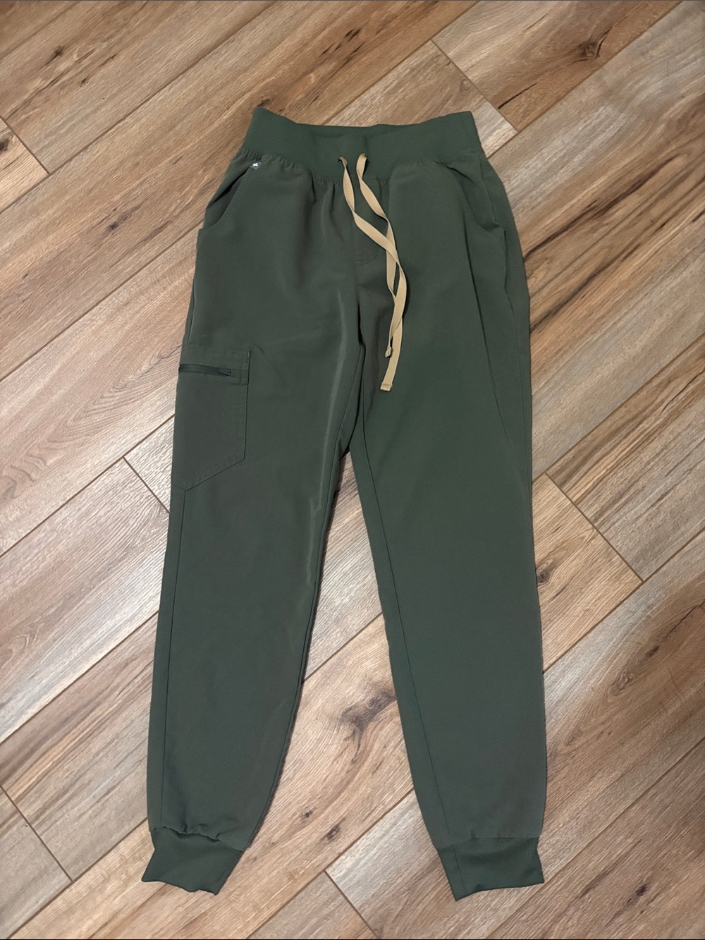 Figs Moss High waisted Zamora Jogger scrub